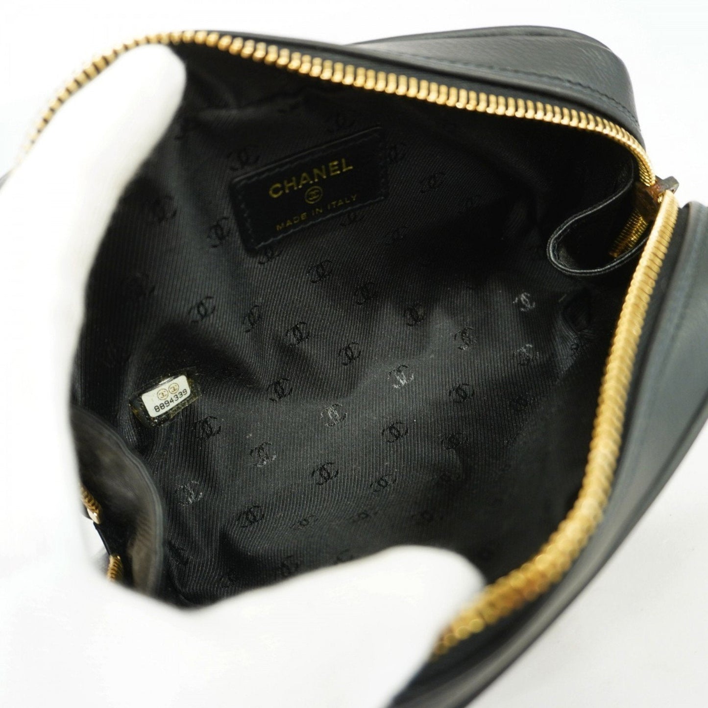 Chanel Brown Leather Pouch ()