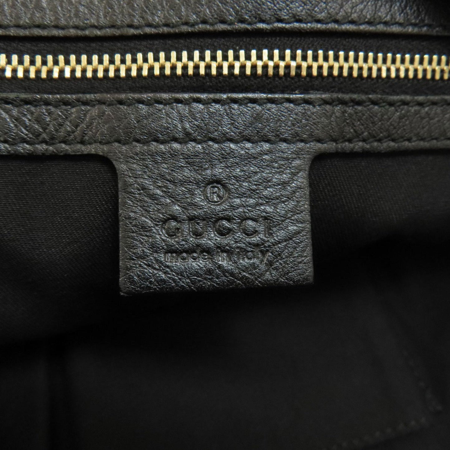 Gucci Black Leather Handbag ()