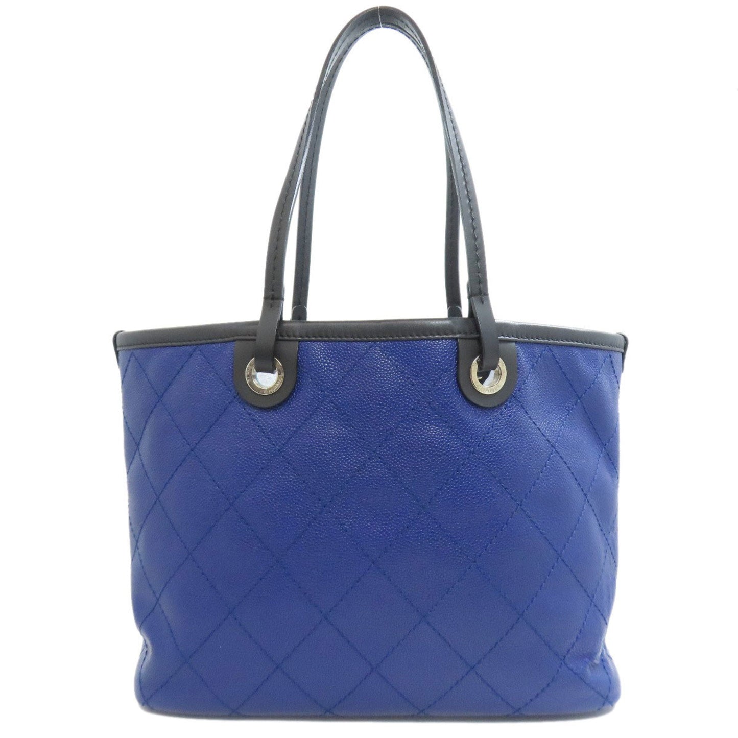 Chanel Blue Caviar Leather Tote Bag ()