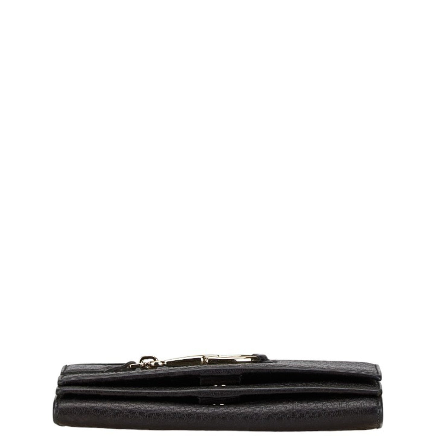 Gucci Black Leather Long Wallet (Bi-Fold) ()