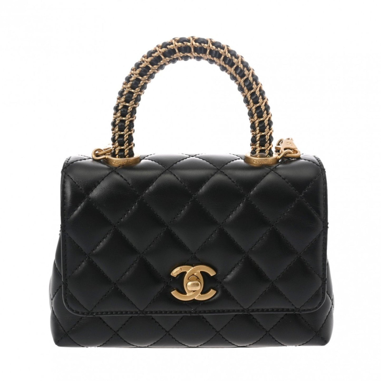 Chanel Black Leather Handbag ()