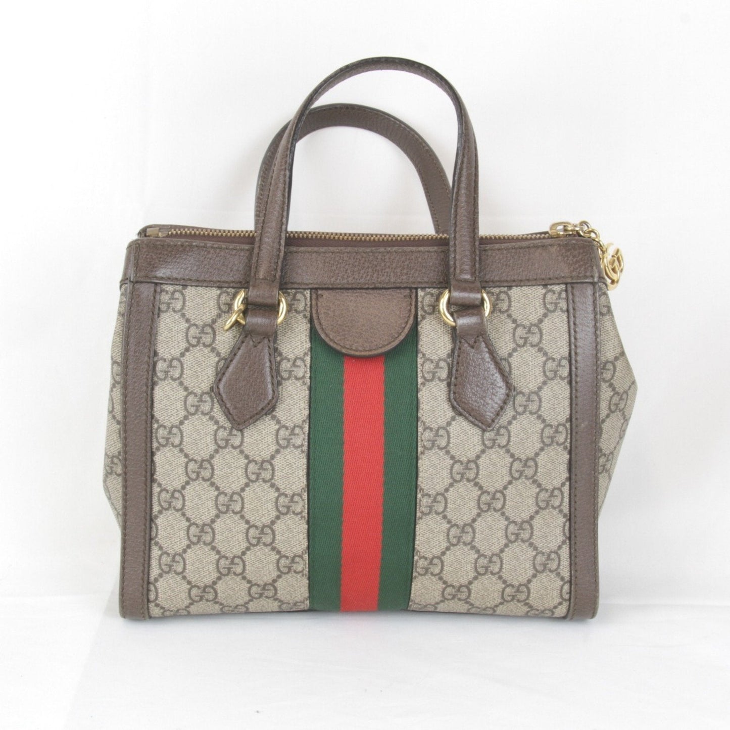Gucci Brown Gg Supreme Canvas Shoulder Bag ()
