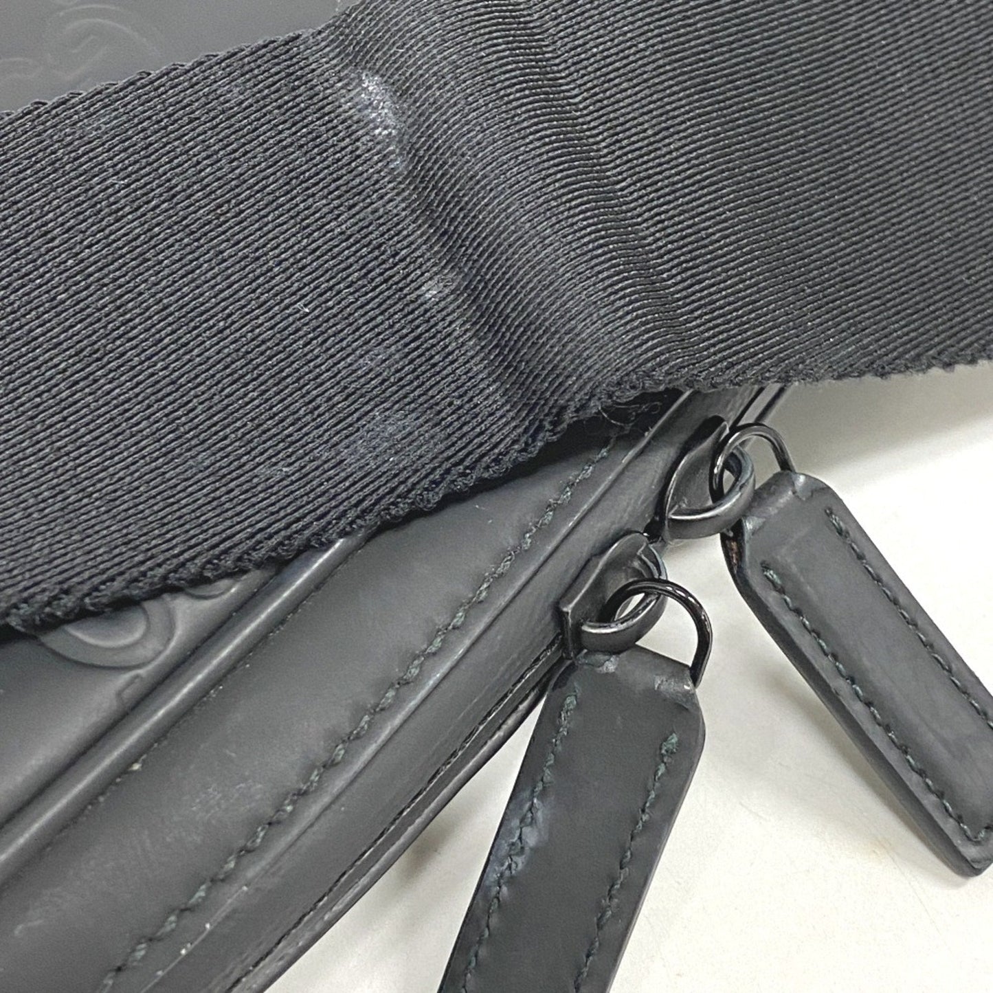 Gucci Black Rubber Shoulder Bag ()