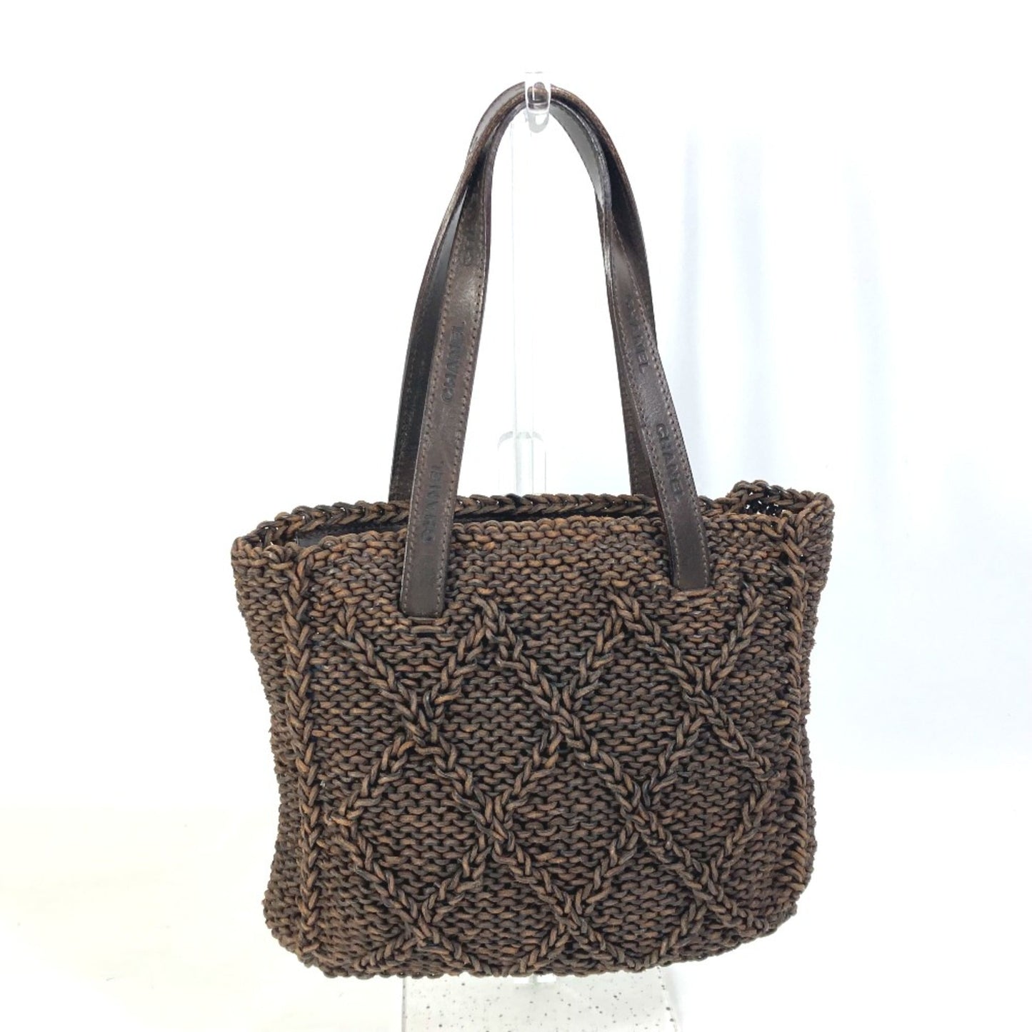 Chanel Brown Leather Handbag ()