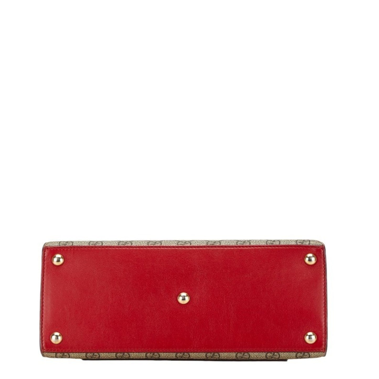 Gucci Beige Pink Red Color Pvc Leather Handbag Shoulder Bag ()