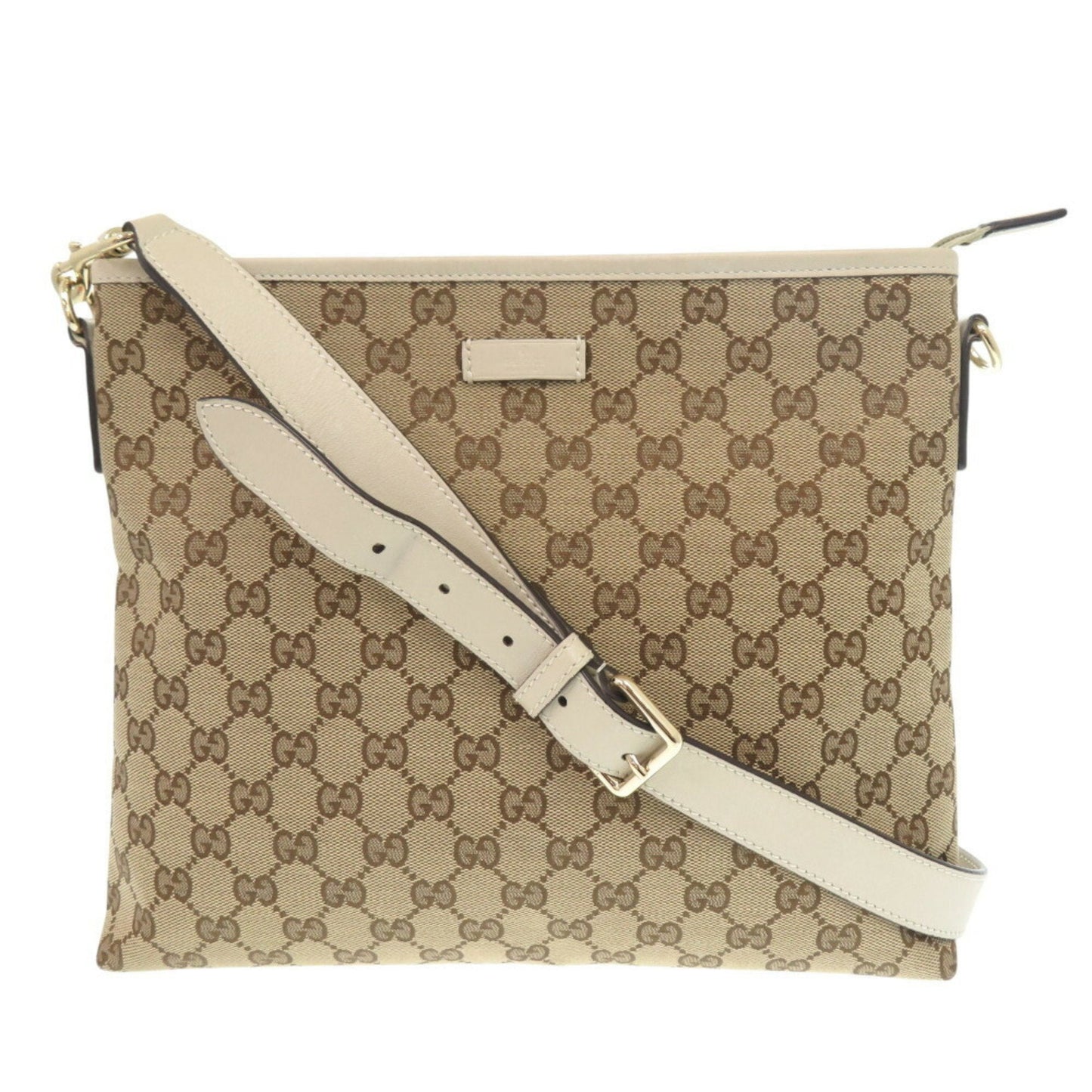 Gucci Beige Gg Canvas Shoulder Bag ()