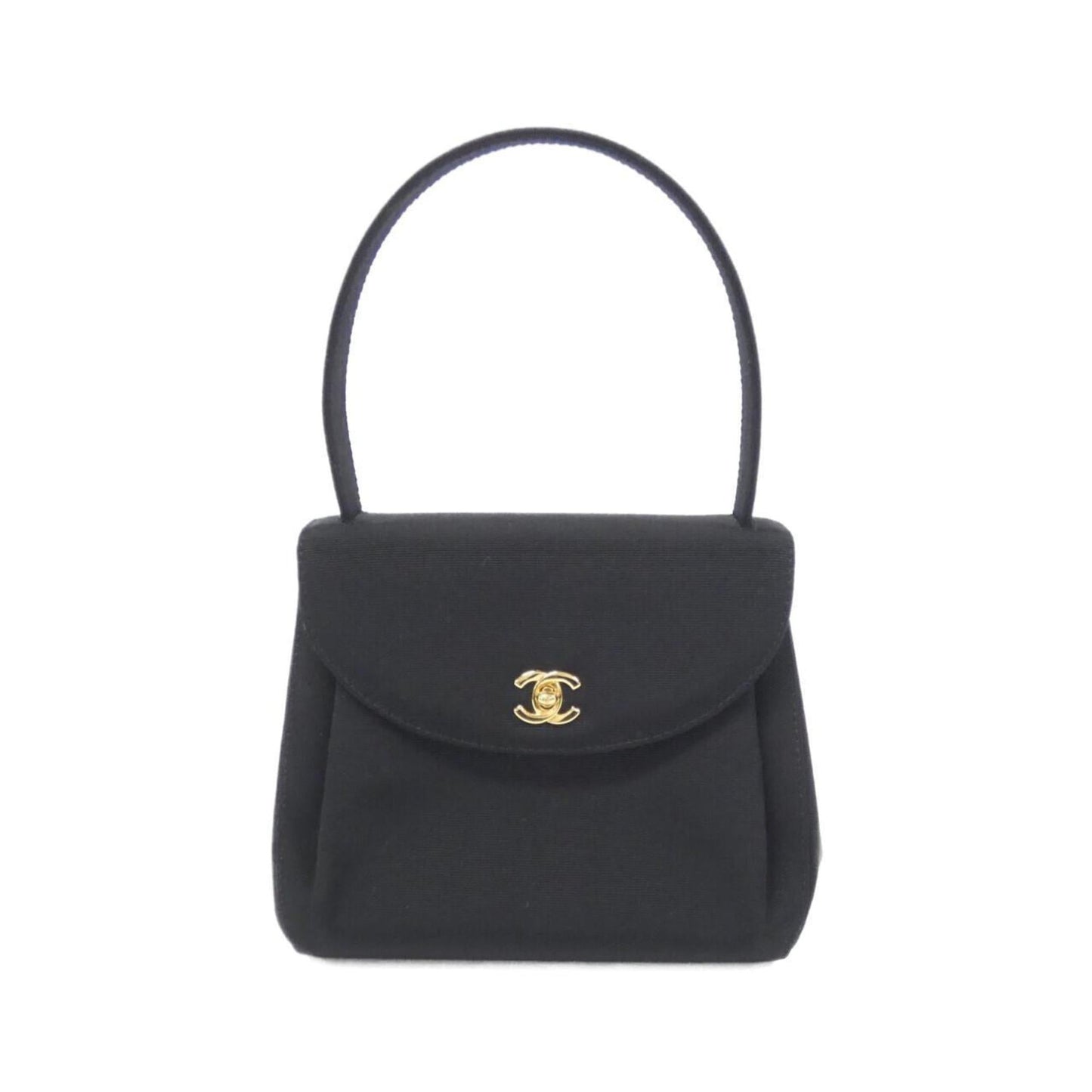 Chanel Black Canvas Handbag ()