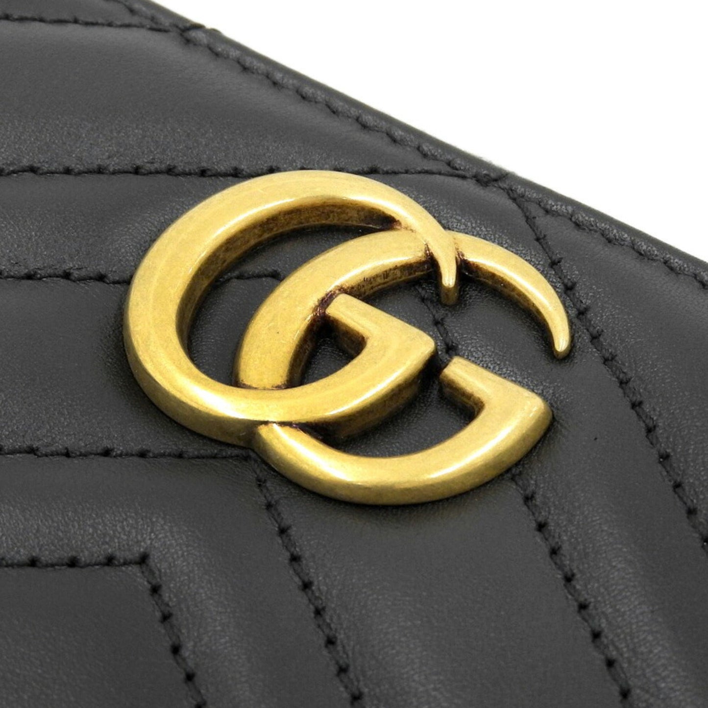 Gucci Black Leather Long Wallet (Bi-Fold) ()