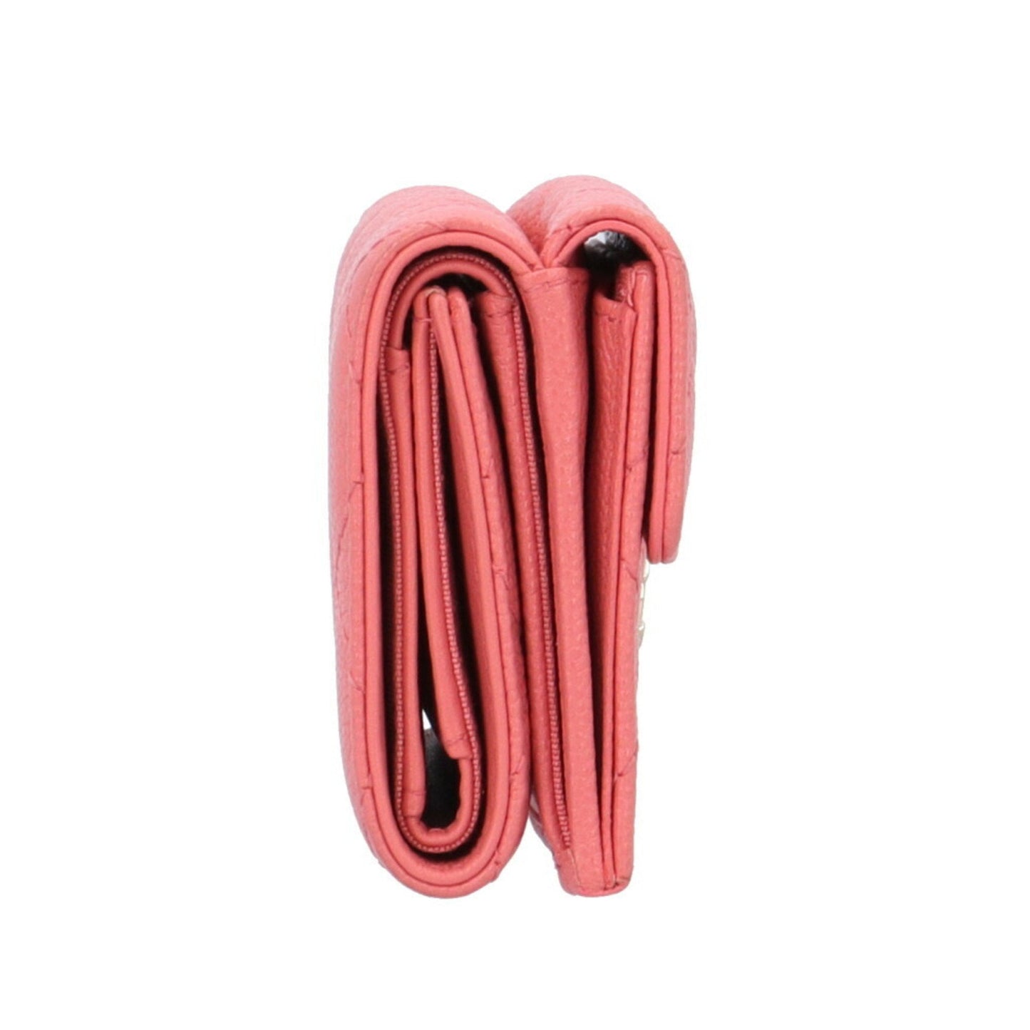 Chanel Pink Grained Calfskin Wallet (Tri-Fold) ()