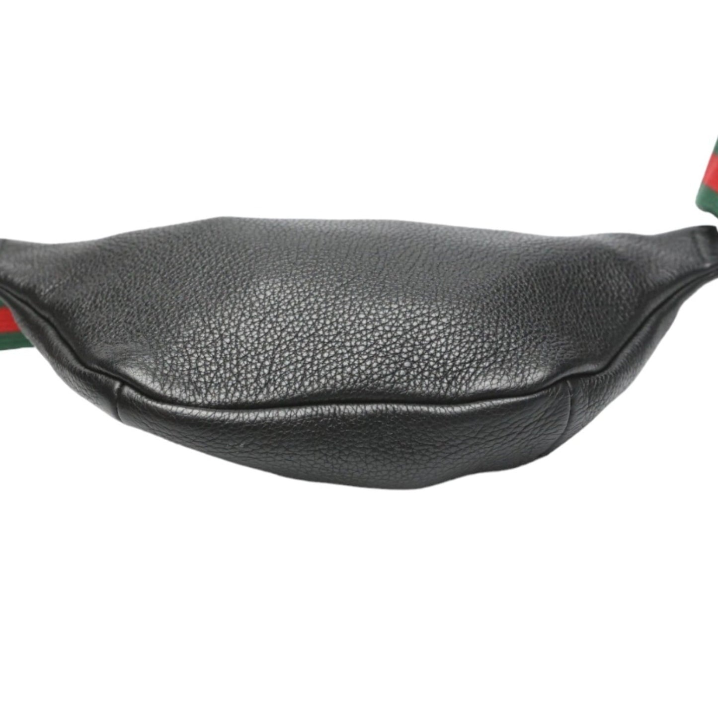 Gucci Black Leather Fanny Pack Pouch ()