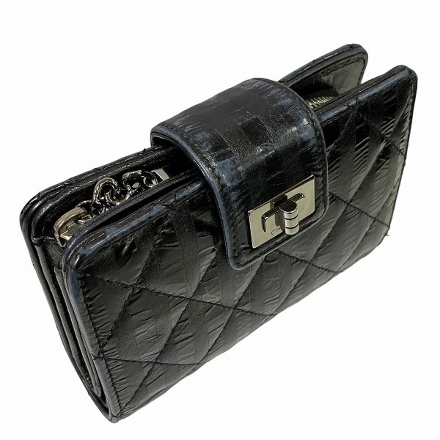 Chanel Black Leather Wallet (Bi-Fold) ()