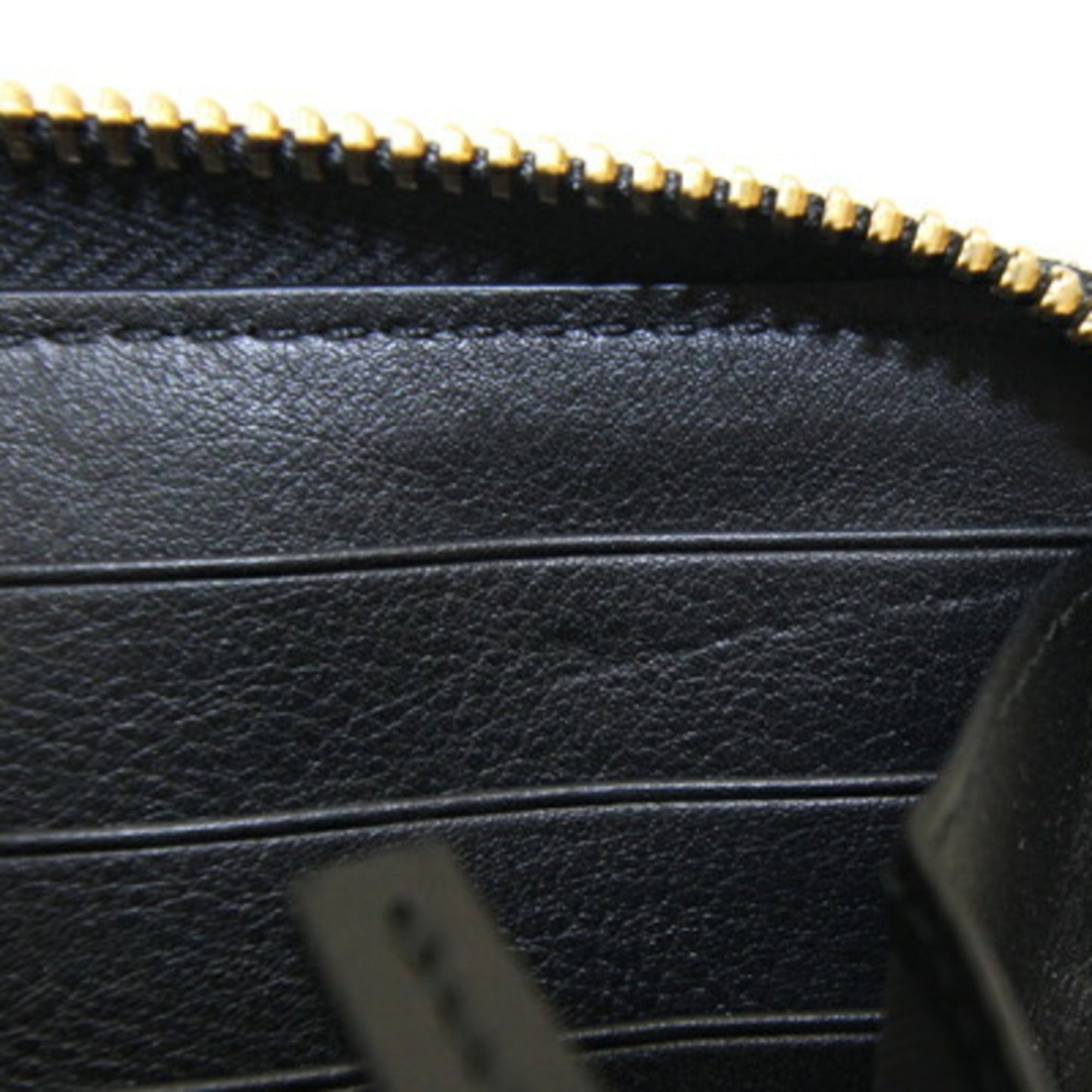 Gucci Black Ivory Leather Long Wallet (Bi-Fold) ()