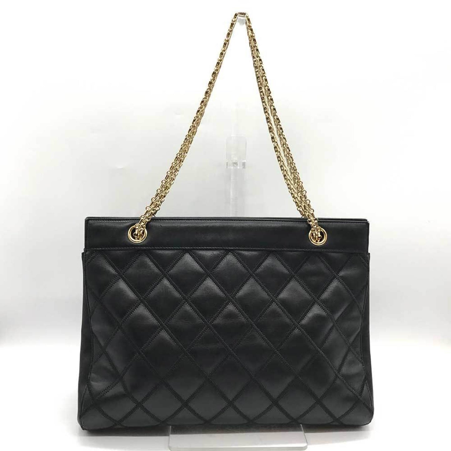 Chanel Black Leather Tote Bag ()