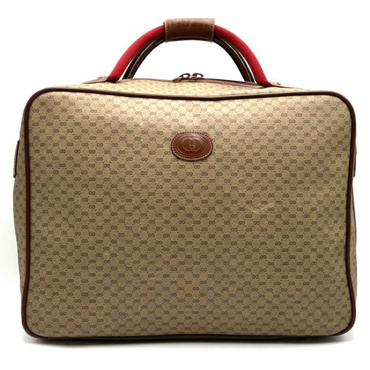 Gucci Brown Gg Supreme Boston Bag ()