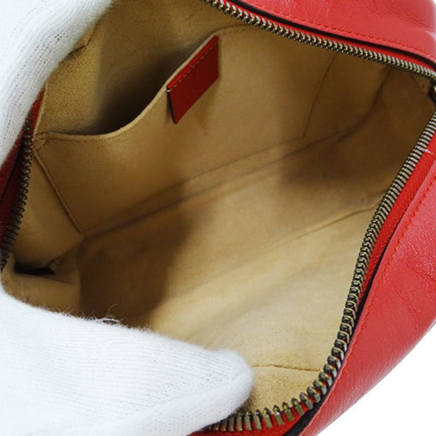 Gucci Gg Marmont Red Color Leather Shoulder Bag ()