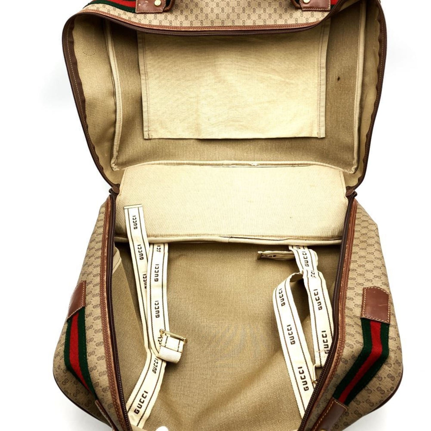 Gucci Brown Gg Supreme Boston Bag ()