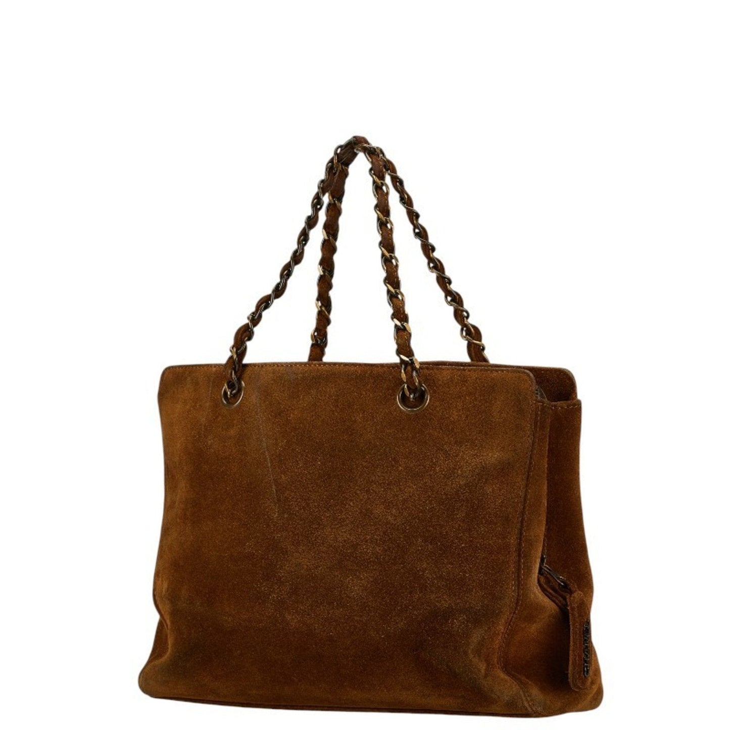 Chanel Brown Suede Tote Bag ()