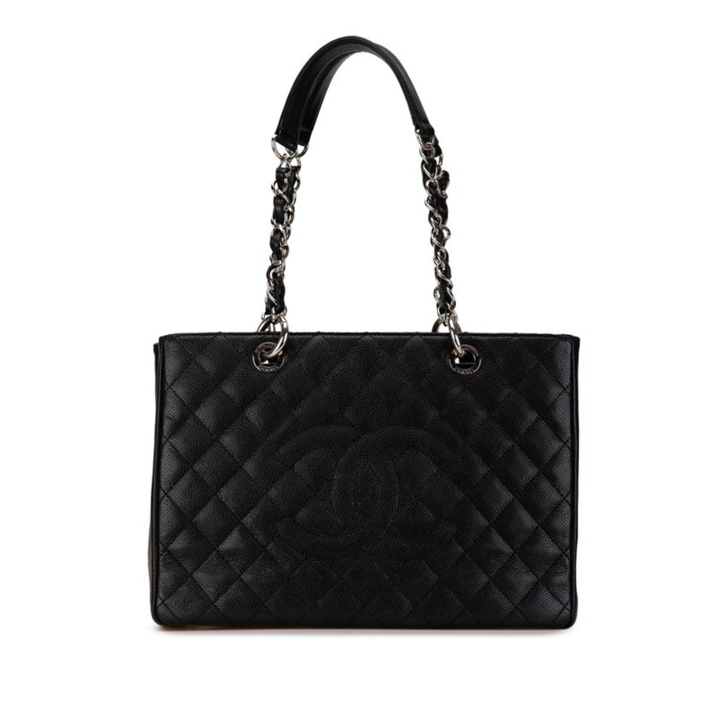 Chanel Black Caviar Leather Shoulder Bag Tote Bag ()