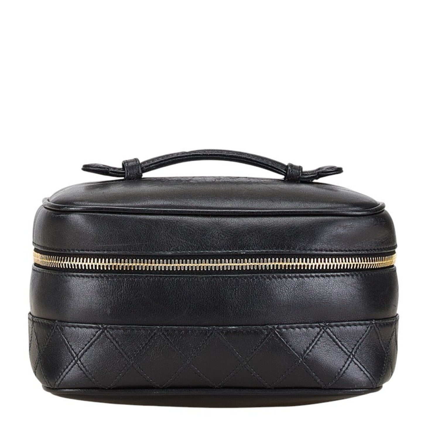 Chanel Black Leather Vanity Bag ()