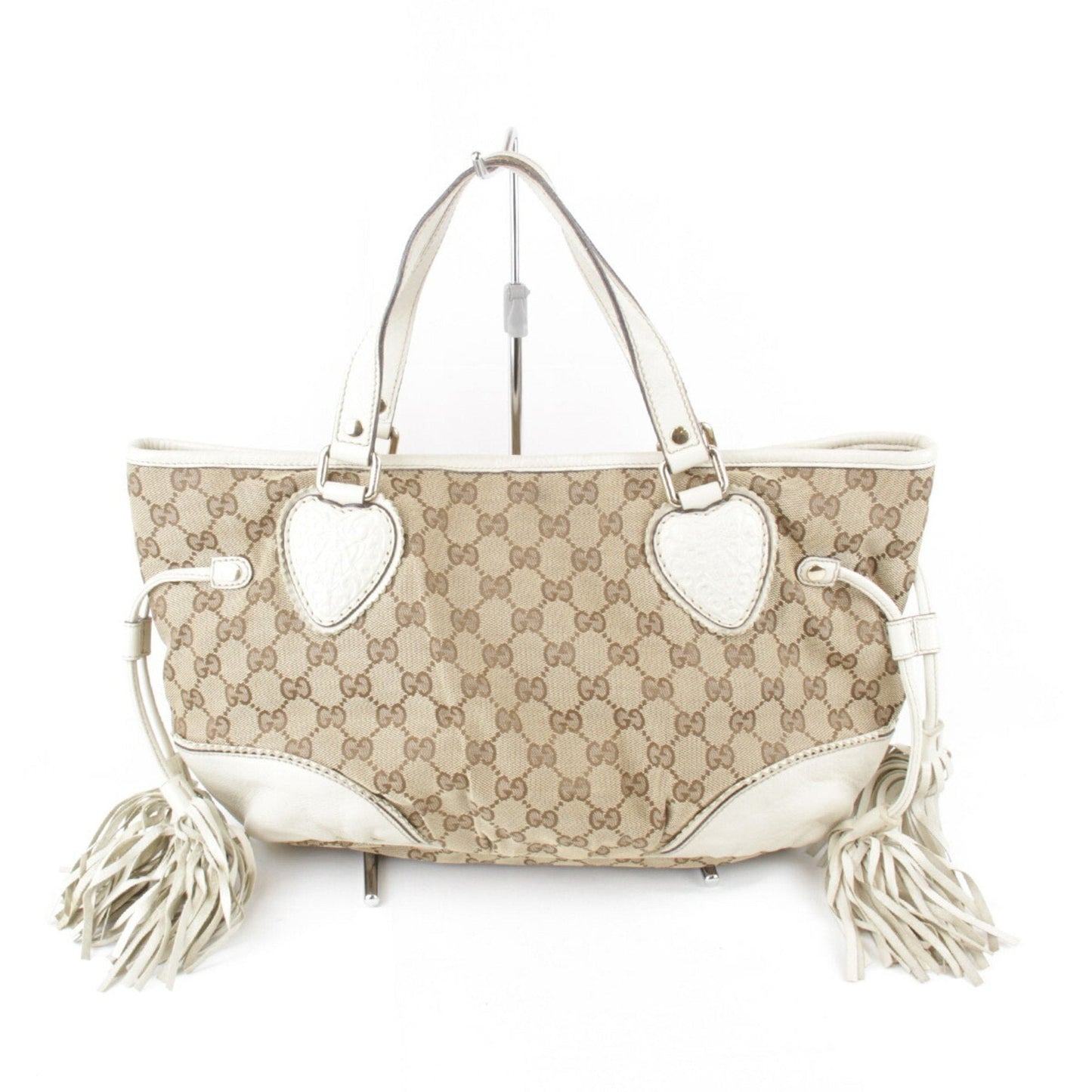 Gucci Beige Gg Canvas Tote Bag ()