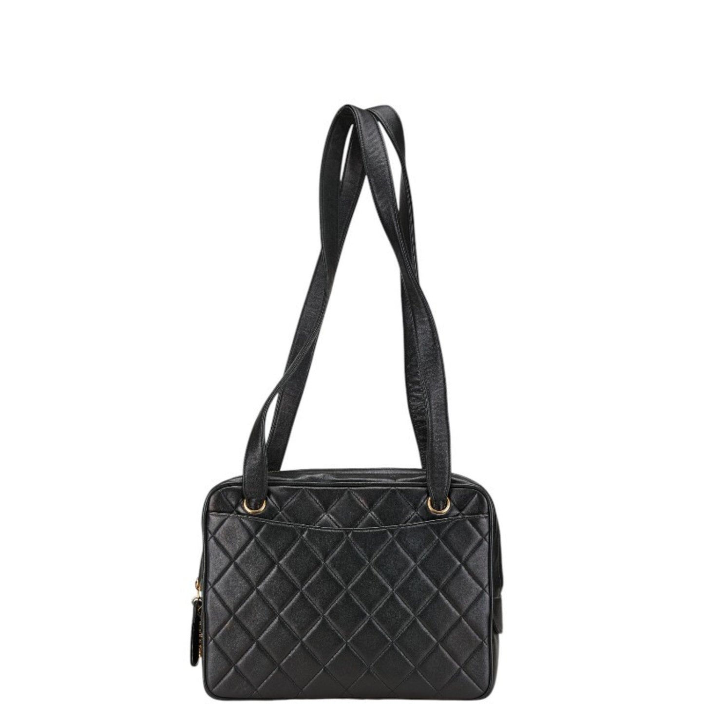 Chanel Black Leather Shoulder Bag ()