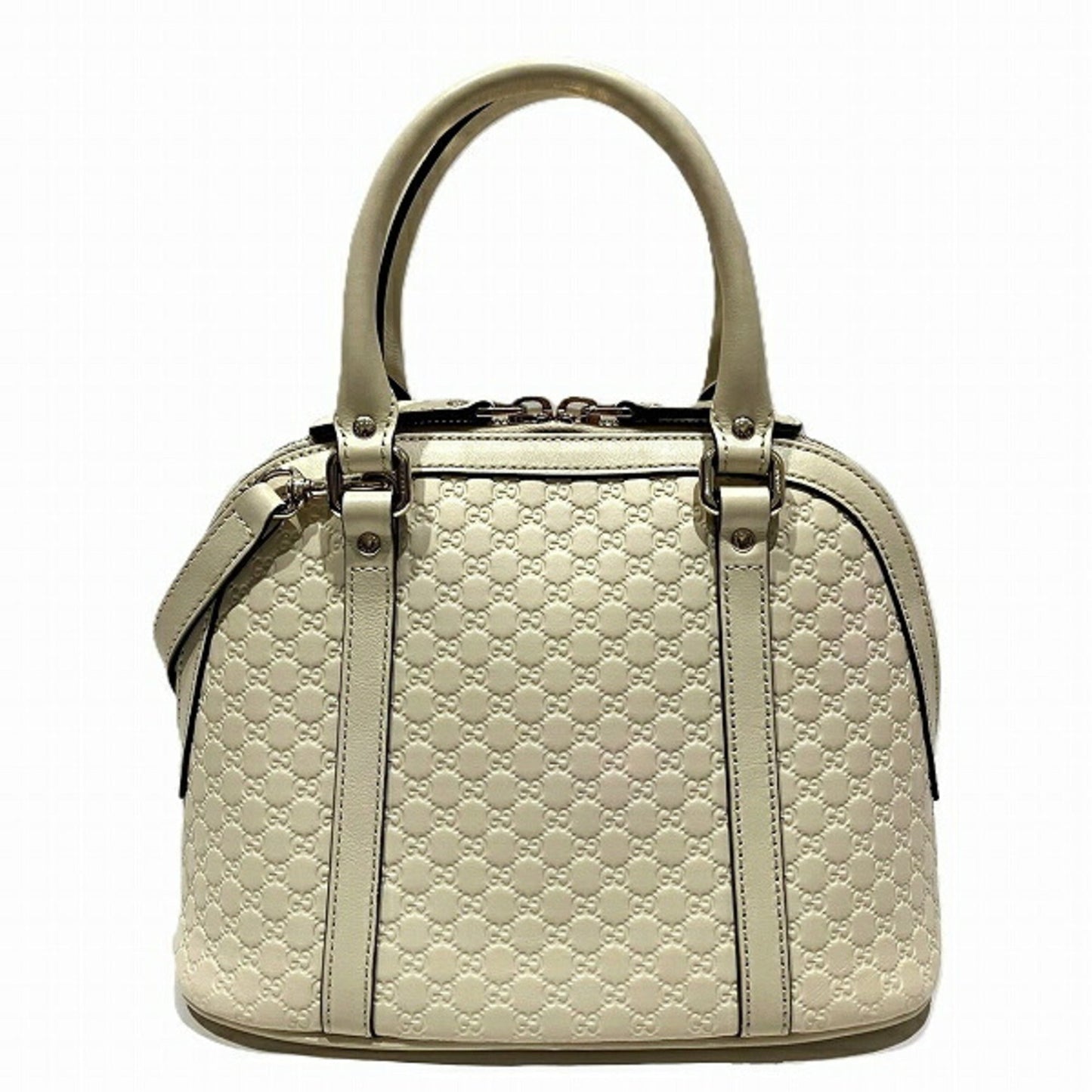 Gucci Ivory Leather Handbag Shoulder Bag ()