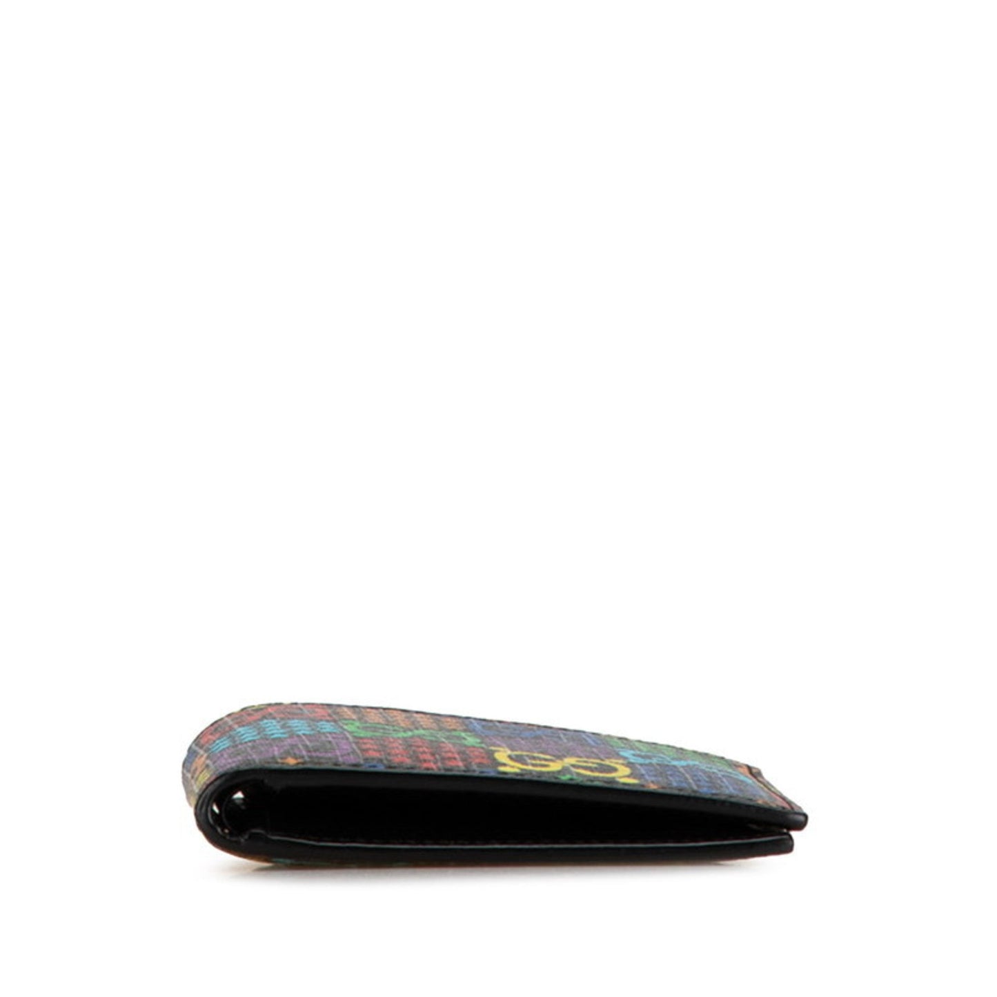Gucci Black Multi-Color Pvc Wallet (Bi-Fold) ()