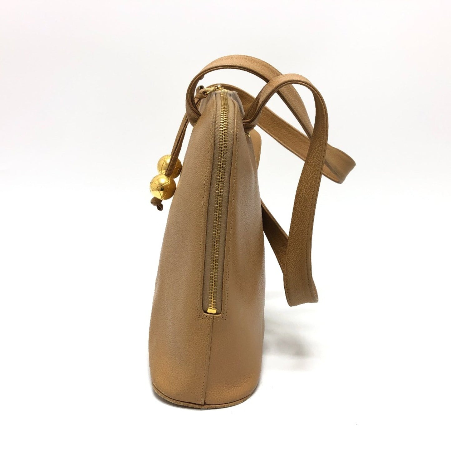 Chanel Beige Leather Tote Bag ()