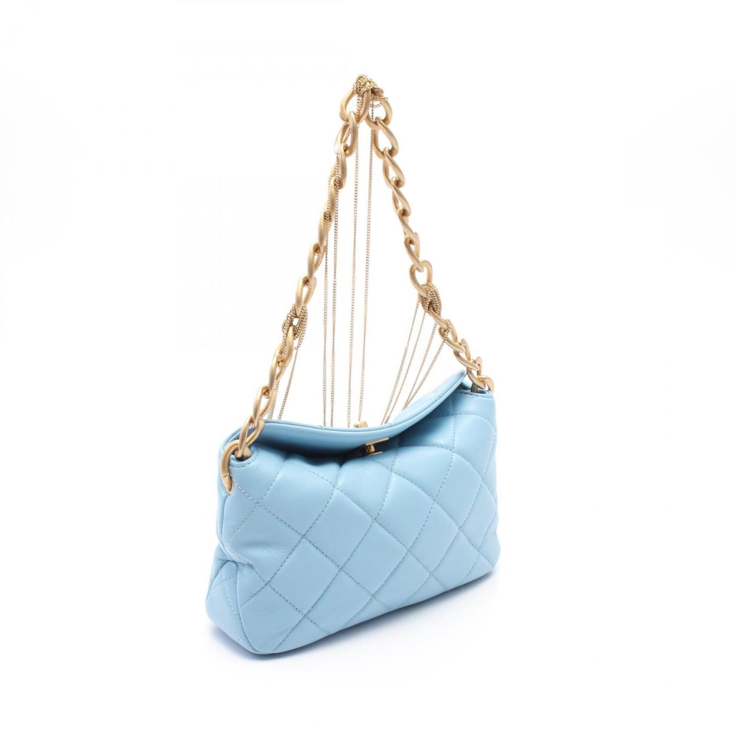 Chanel Blue Leather Handbag ()