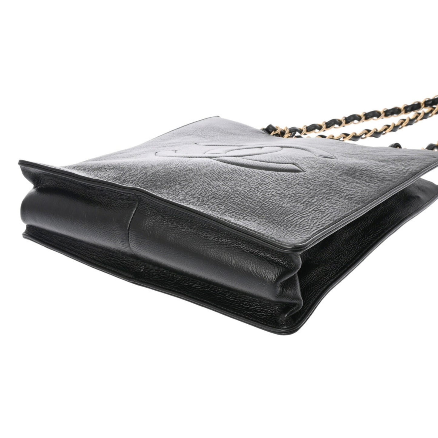 Chanel Black Leather Tote Bag ()