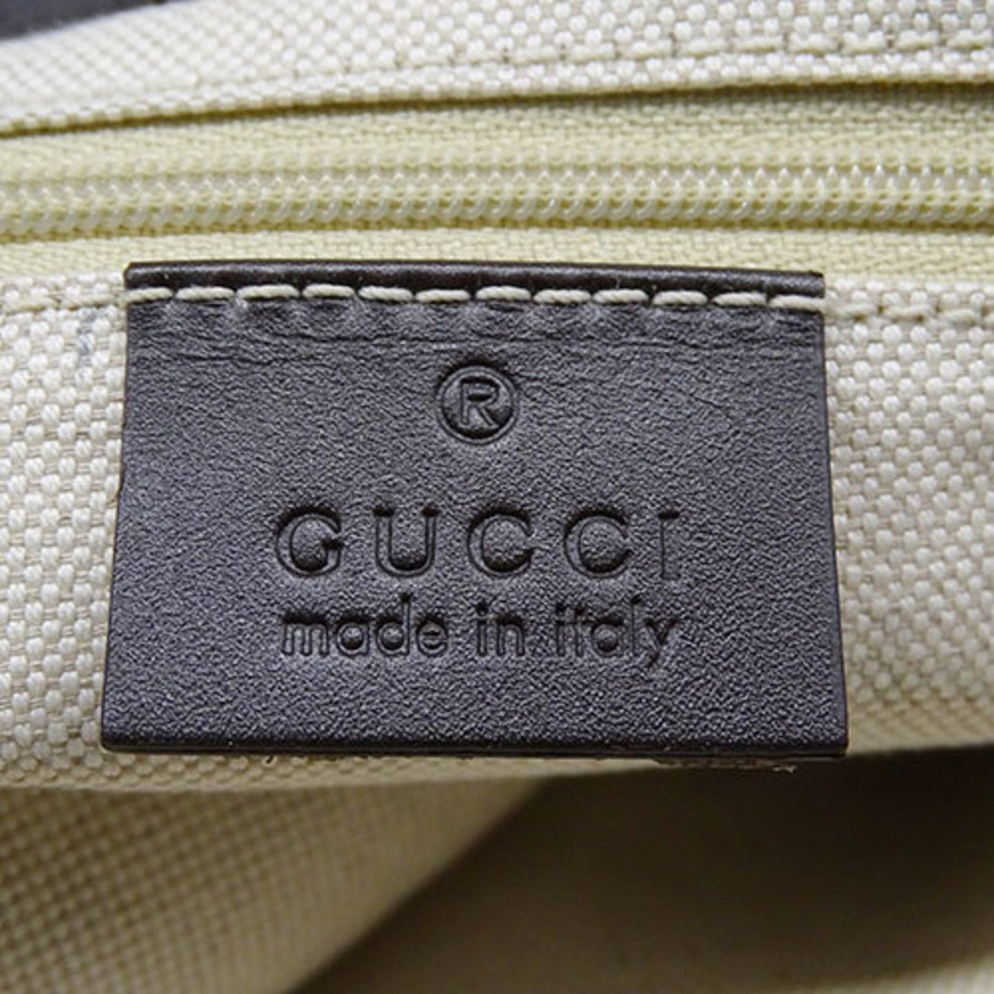 Gucci Beige Brown Gg Canvas Tote Bag ()
