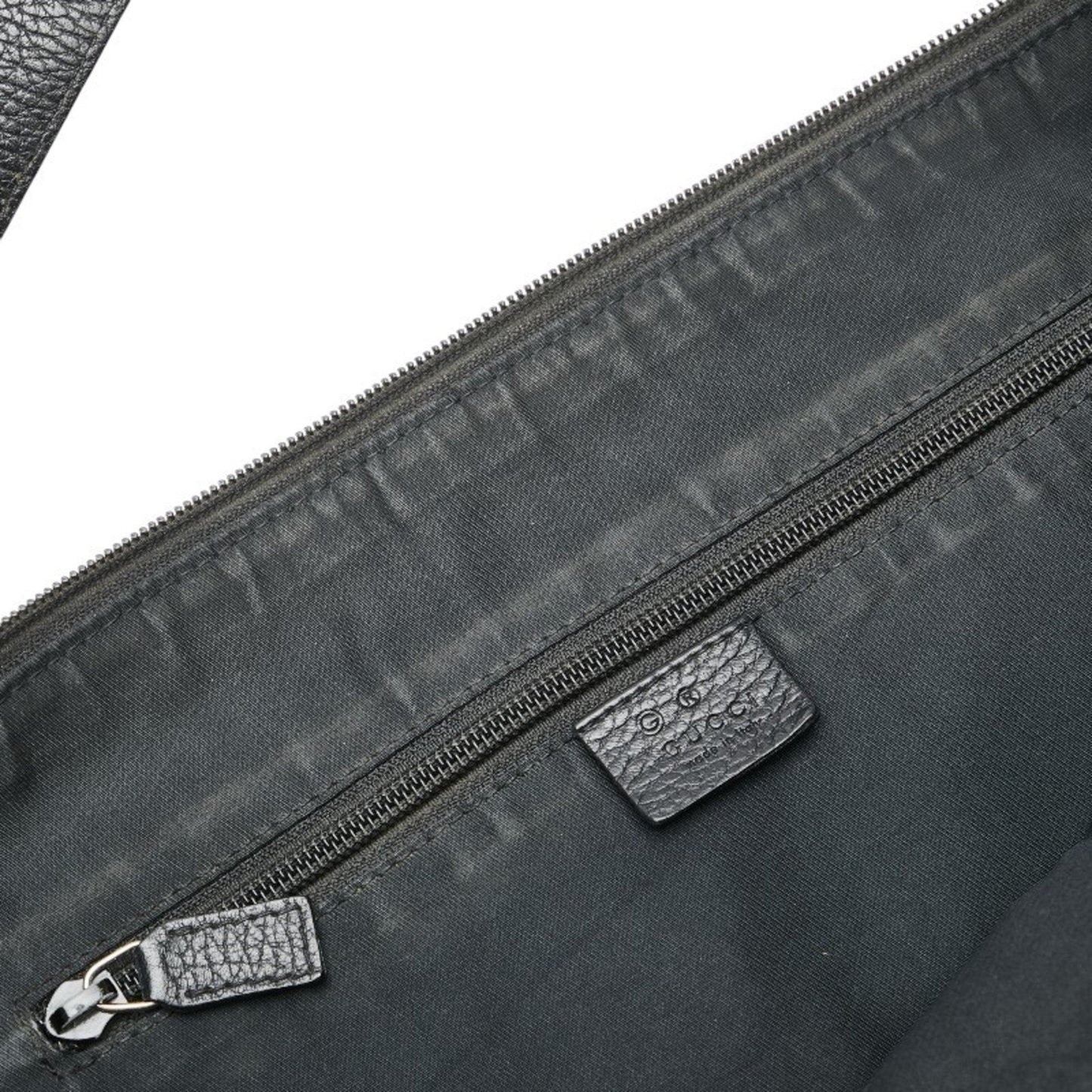 Gucci Black Nylon Leather Shoulder Bag ()