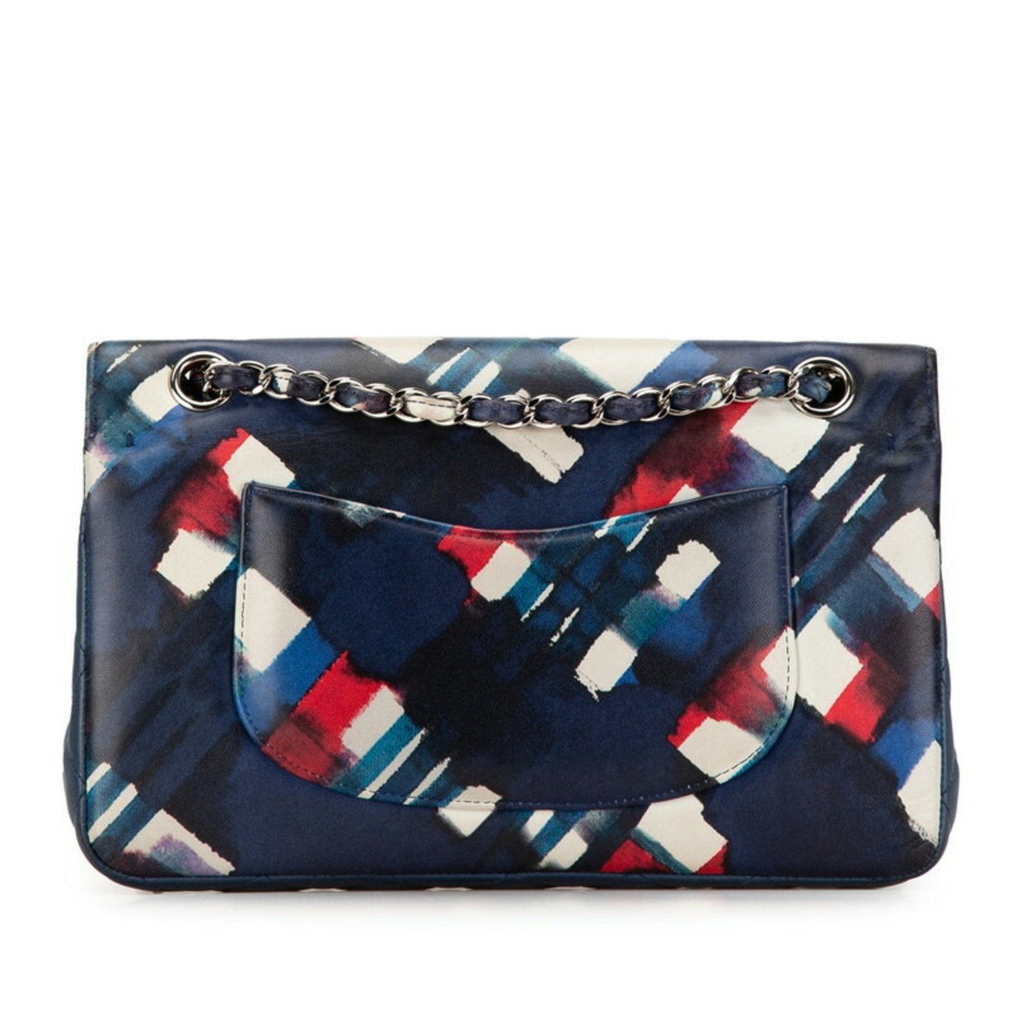 Chanel Blue Multi-Color Leather Shoulder Bag ()