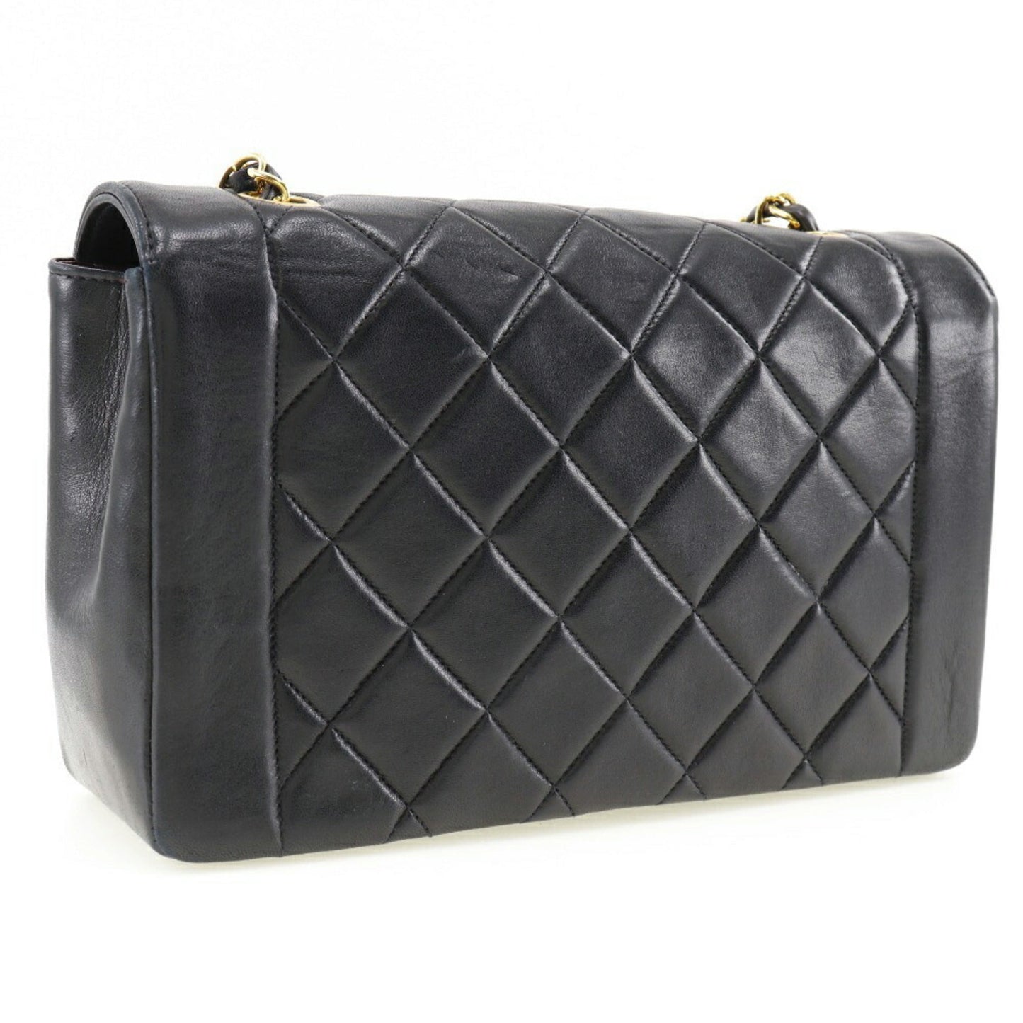 Chanel Black Leather Shoulder Bag ()