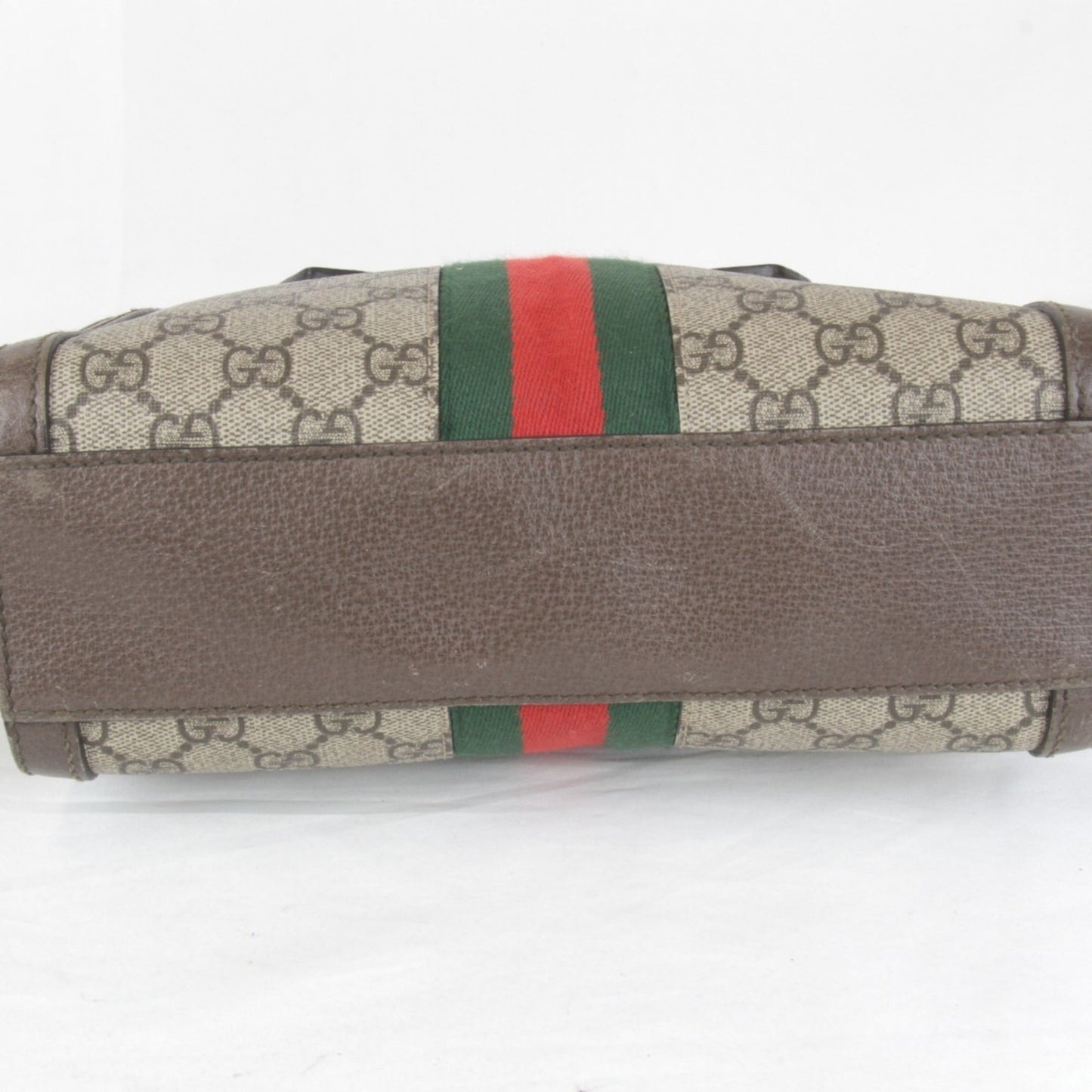 Gucci Brown Gg Supreme Canvas Shoulder Bag ()
