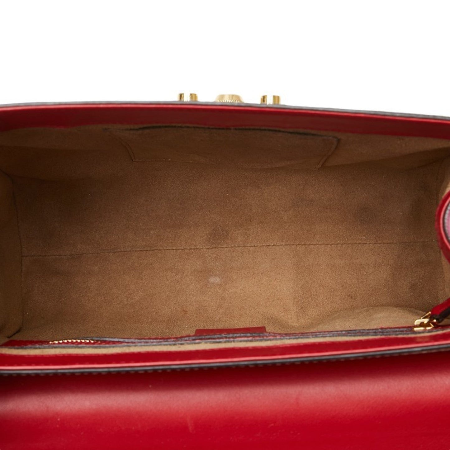 Gucci Beige Pink Red Color Pvc Leather Handbag Shoulder Bag ()