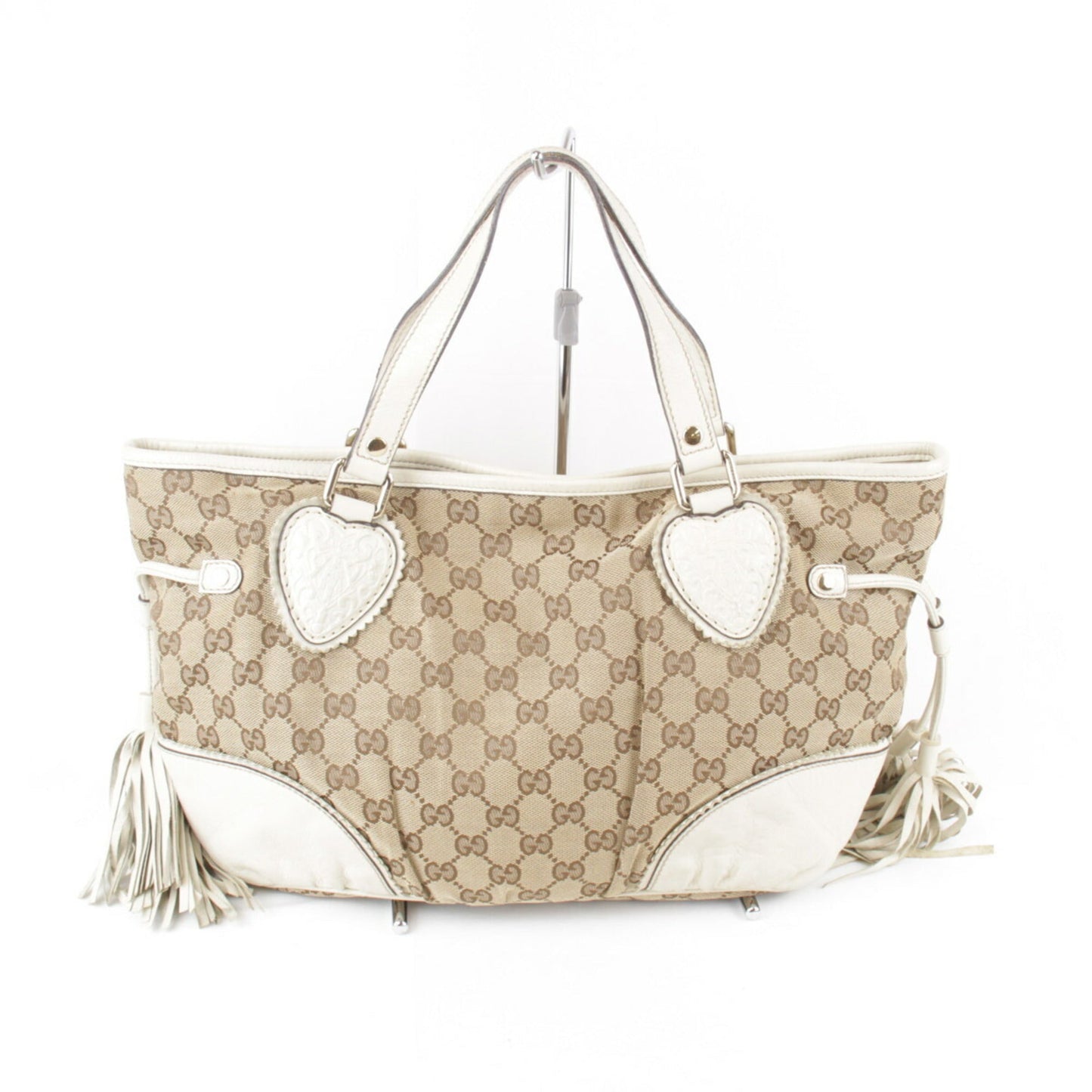 Gucci Beige Gg Canvas Tote Bag ()