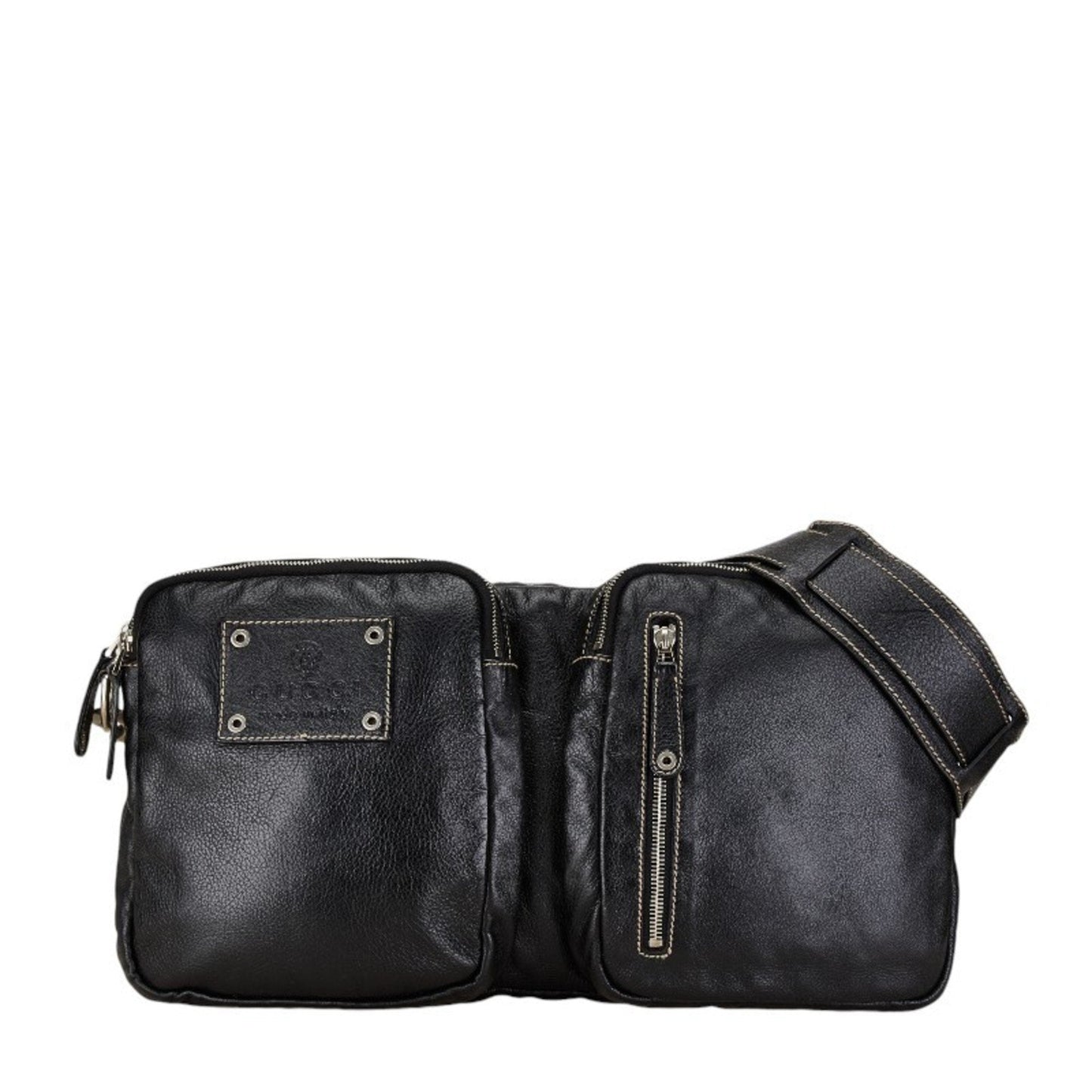 Gucci Black Leather Shoulder Bag ()