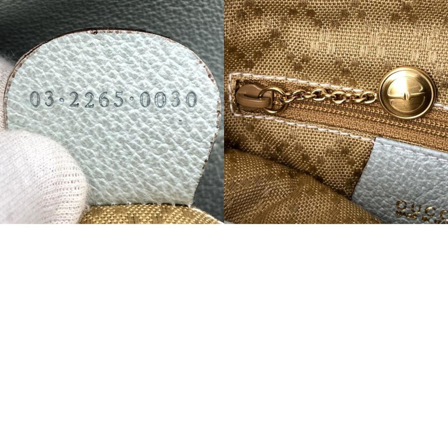 Gucci Blue Suede Leather Backpack ()