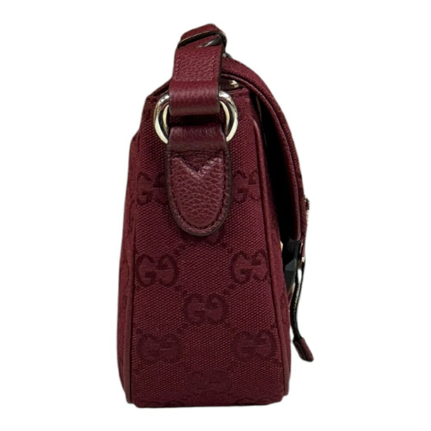 Gucci Gg Canvas Red Color Gg Canvas Shoulder Bag ()