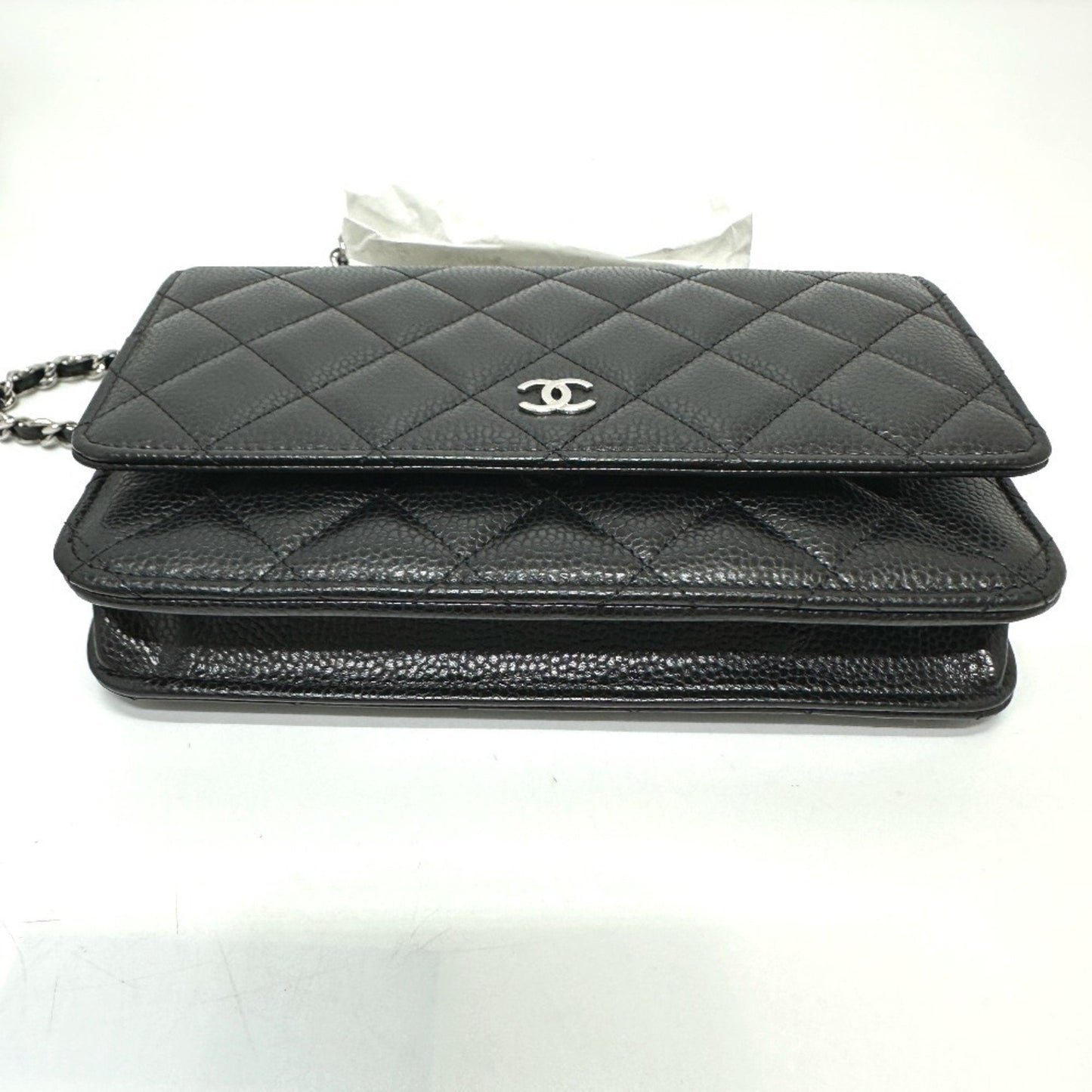 Chanel Black Caviar Leather Shoulder Bag ()
