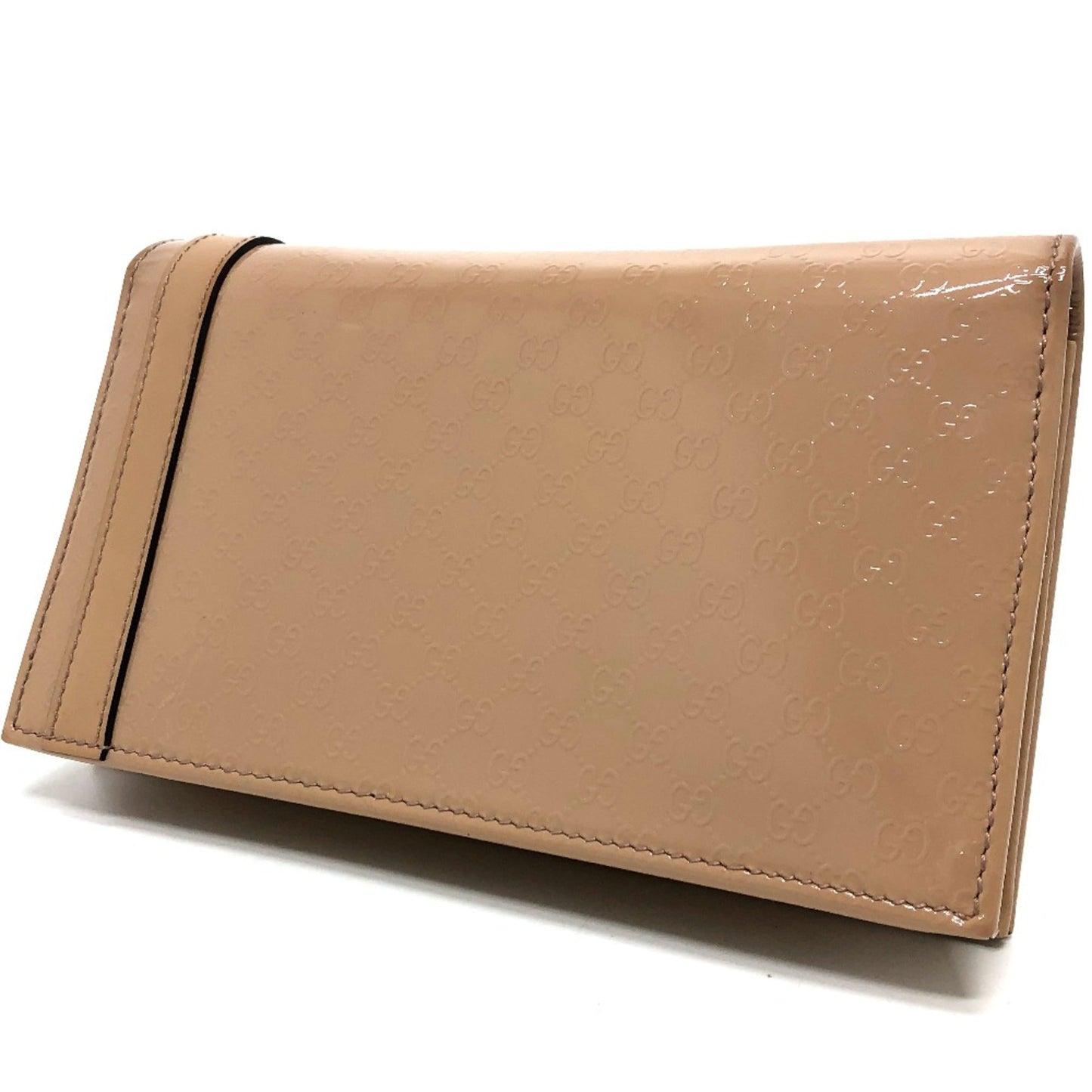 Gucci Beige Patent Leather Shoulder Bag ()