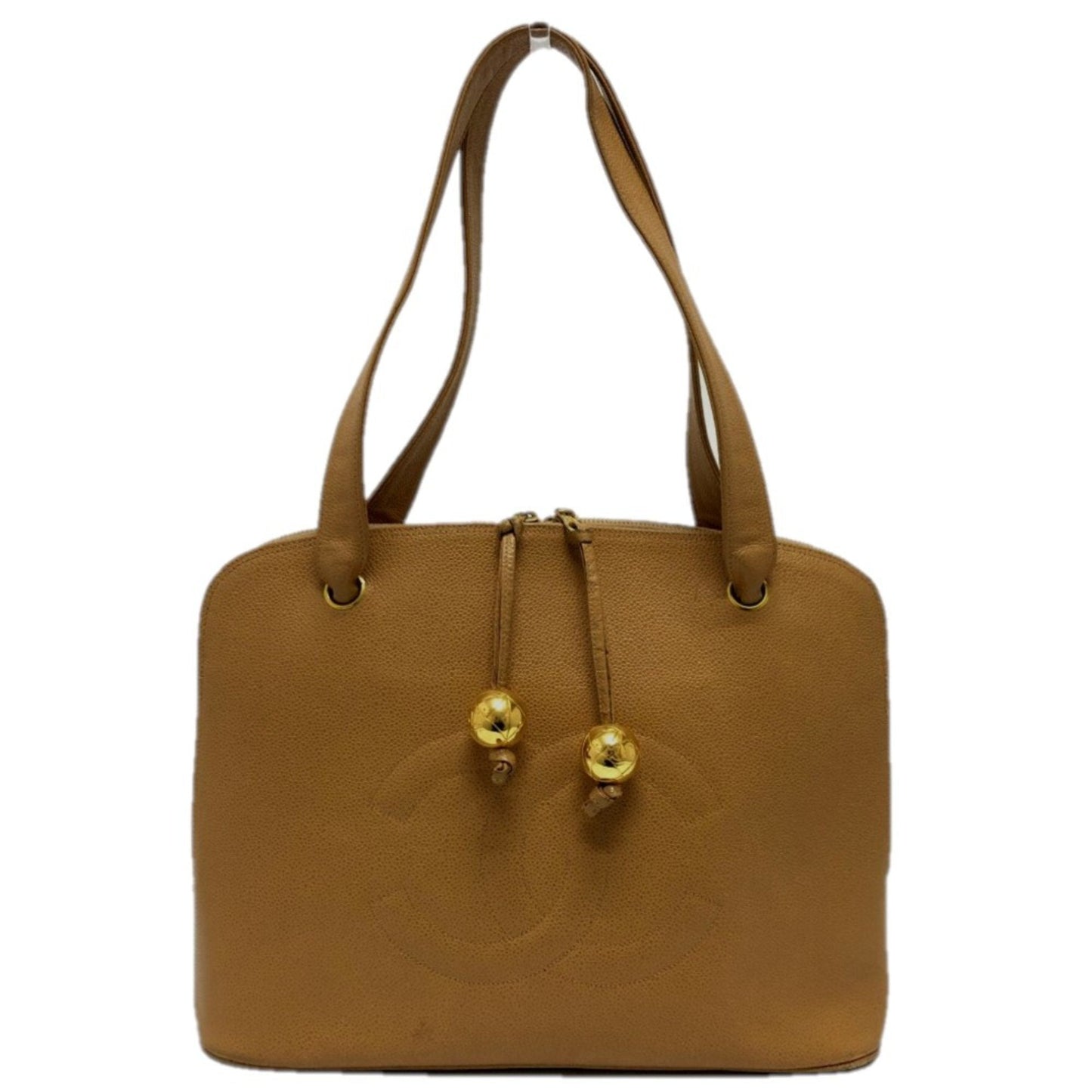 Chanel Beige Leather Tote Bag ()