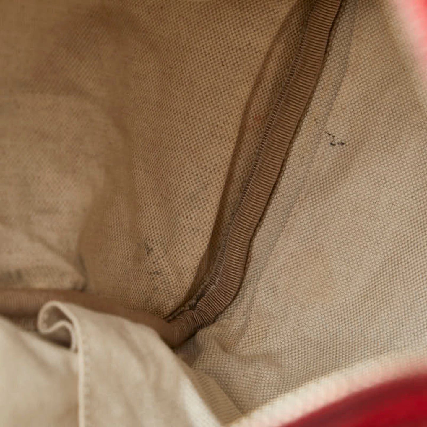 Gucci Beige Red Color Canvas Leather Boston Bag Shoulder Bag ()