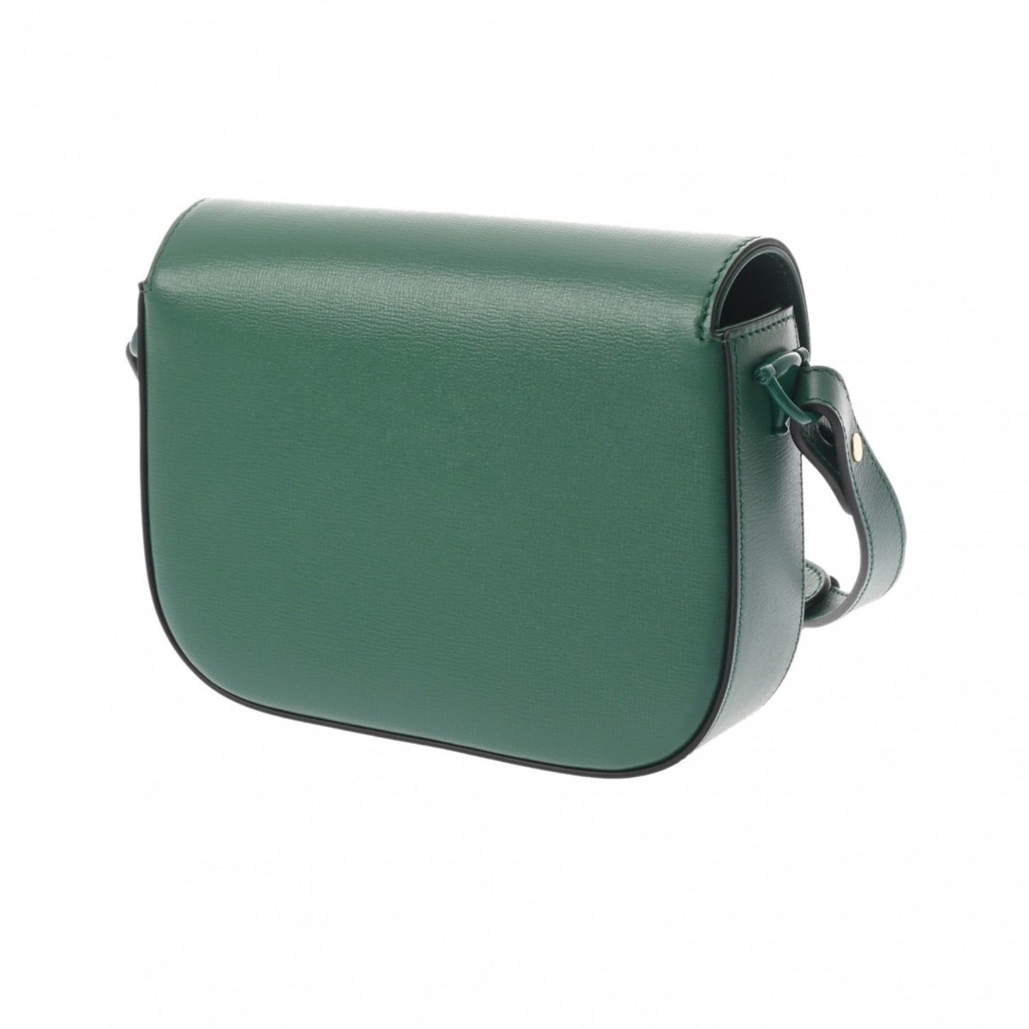 Gucci Horsebit Green Leather Shoulder Bag ()