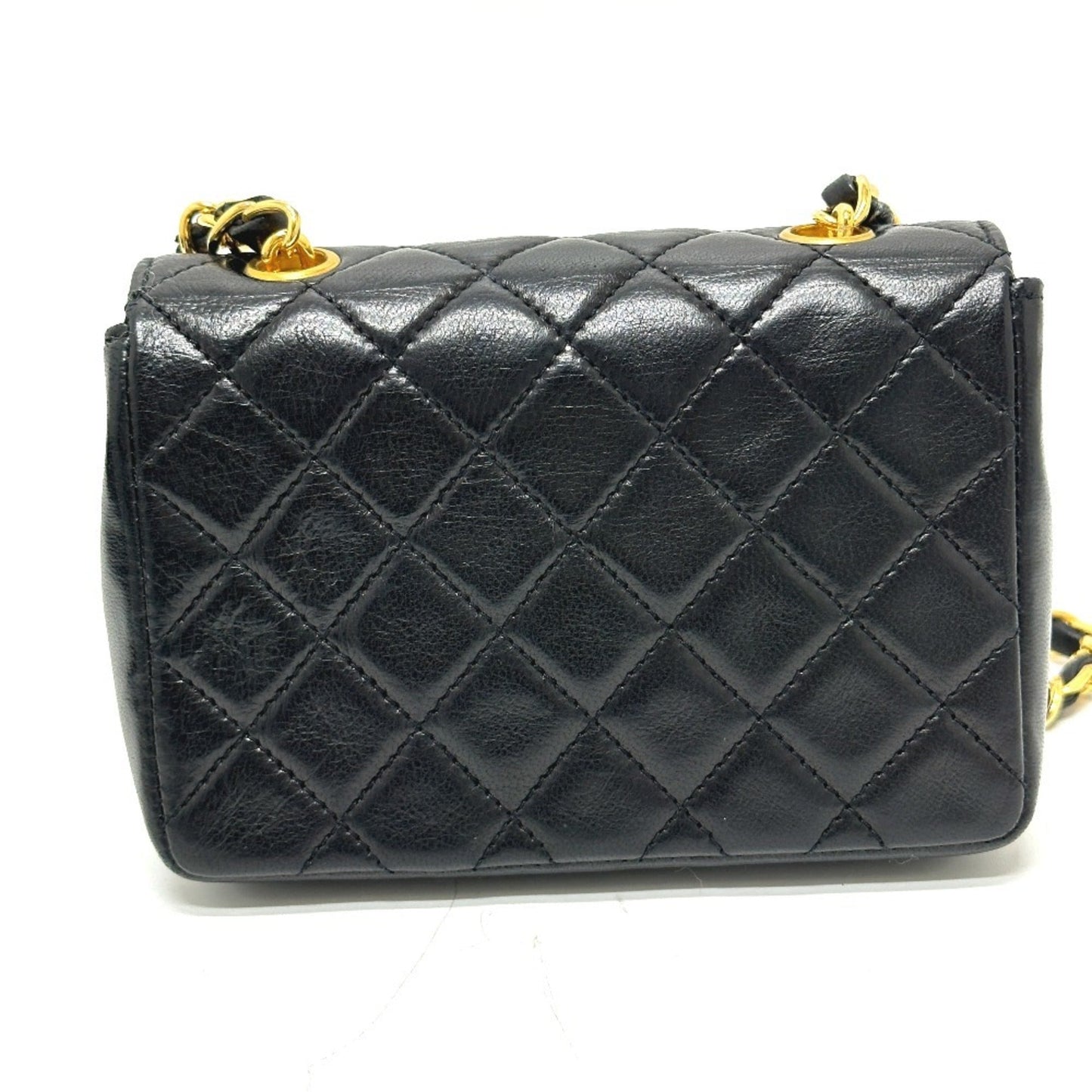 Chanel Black Leather Shoulder Bag ()