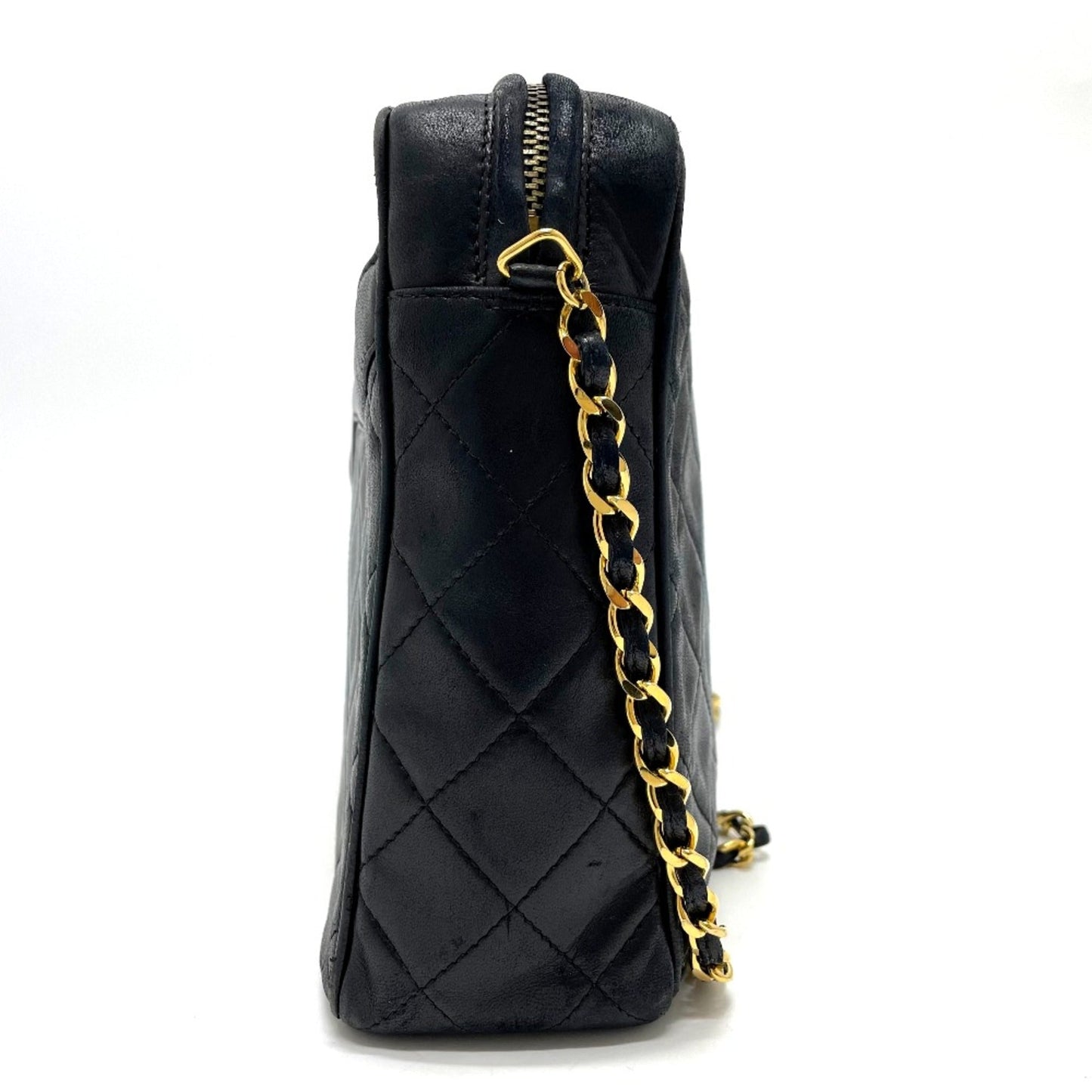Chanel Black Leather Shoulder Bag ()