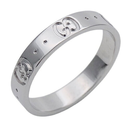 Gucci Icon White Gold White Gold (18K) Band Ring ()