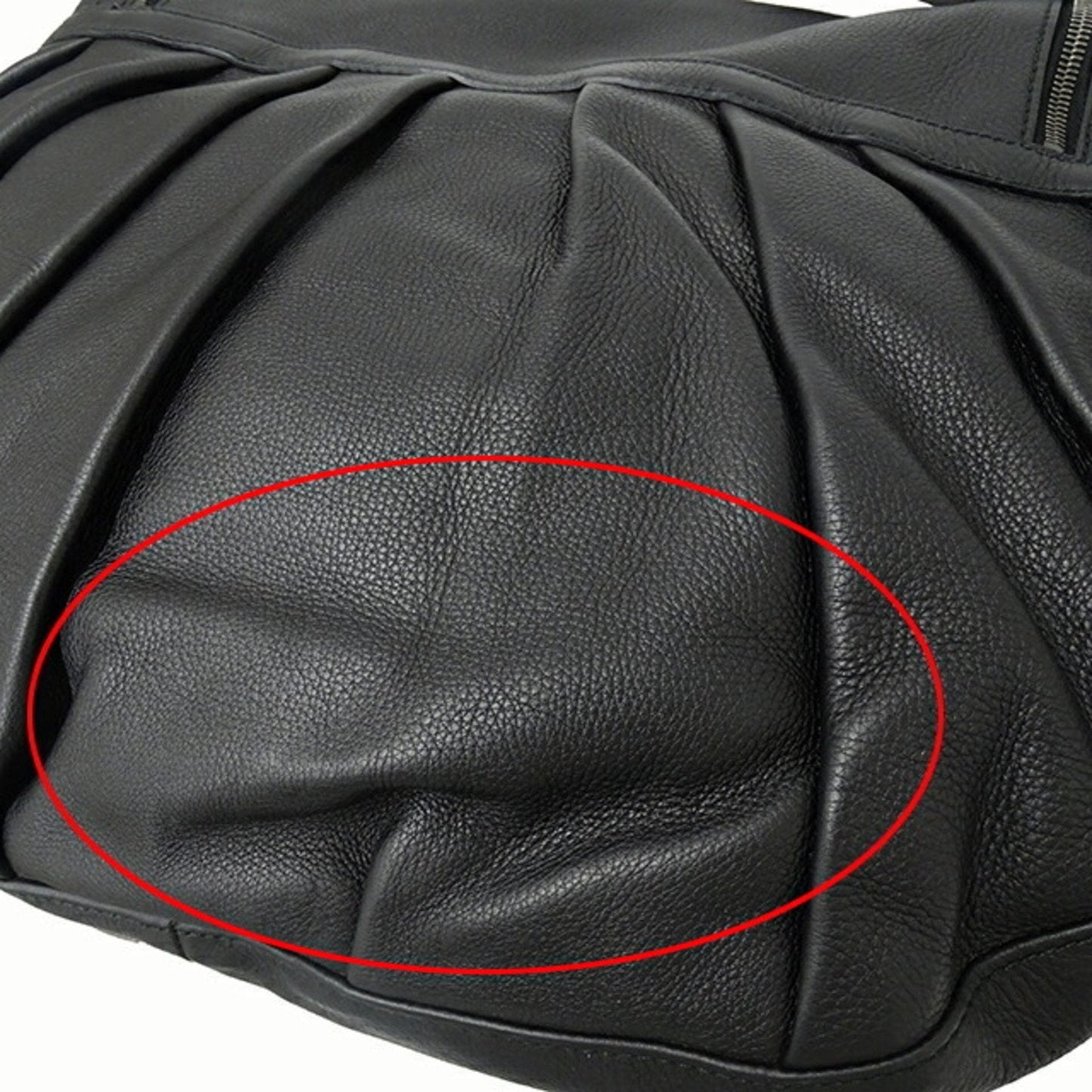 Gucci Black Leather Handbag Shoulder Bag ()