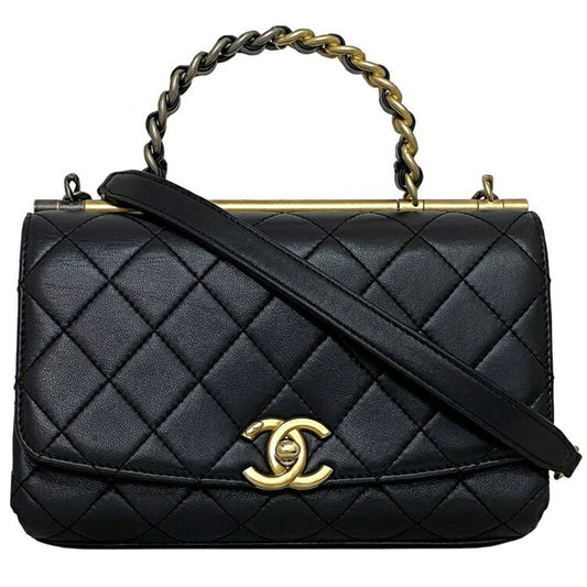 Chanel Black Leather Handbag ()